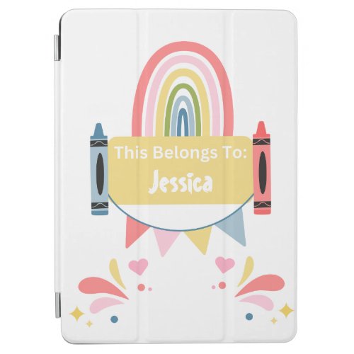 Cute Pastel Rainbow iPad Air Cover