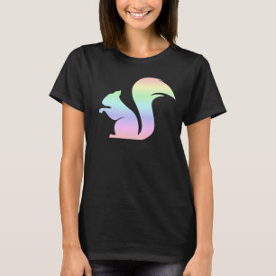 Cute Pastel Rainbow Squirrel T-Shirt
