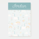 Cute pastel Rainbow Unicorn Pattern Post-it Notes