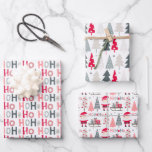 Cute Pastel Sketched Holiday Wrapping Paper Sheets<br><div class="desc">Festive pastel holiday wrapping paper with a playful font and illustrations in a seamless pattern. Check out our store for more wrapping paper designs.</div>