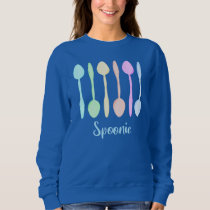 Cute Pastel Spoons "Spoonie" Sweatshirt