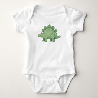 Cute pastel Stegosaurus collection Baby Bodysuit