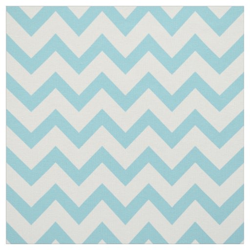 Cute pastel turquoise chevron pattern fabric