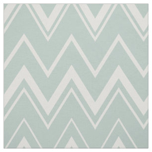 Cute pastel turquoise chevron pattern fabric