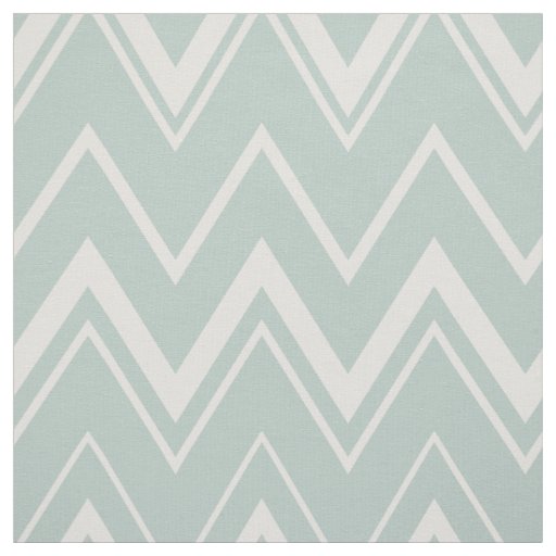 Cute pastel turquoise chevron pattern fabric