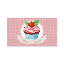 Cute Pastry Chef Cupcake Business Cards