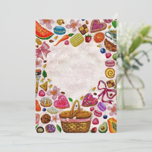 Cute Pastry Confections Sweets (Standing Front)