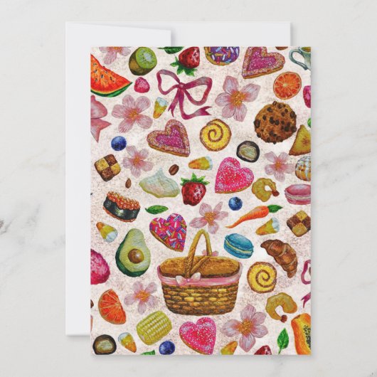 Cute Pastry Confections Sweets (Back)