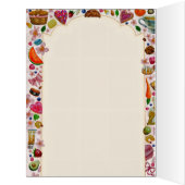 Cute Pastry Confections Sweets Cards (Inside (Left))