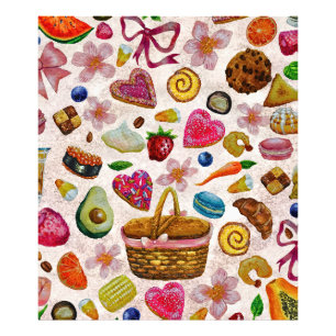 Cute Pastry Confections Sweets Photo Print