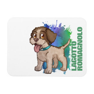 Cute Patch Lagotto Romagnolo Truffle Puppy Dog Mag Magnet