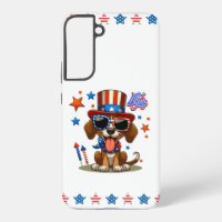 Cute, patriotic 4th of July dog/puppy