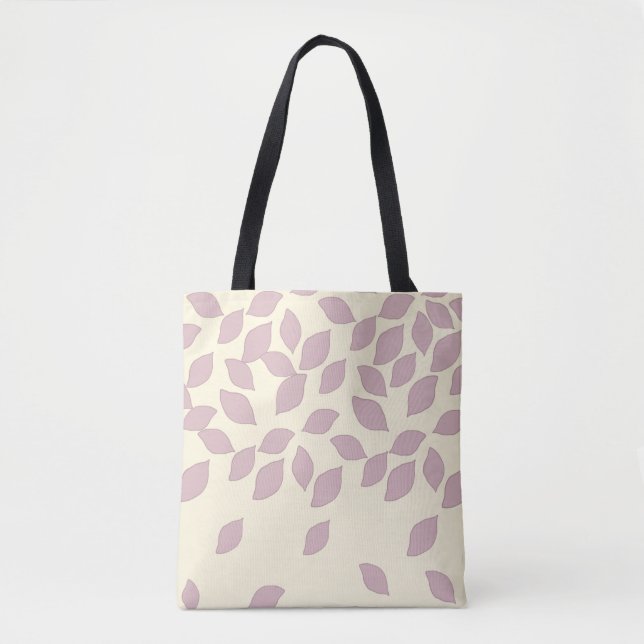 Cute pattern cherryblossom sakura tote bag (Front)