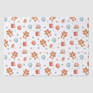 cute pattern for birthday party tissue paper