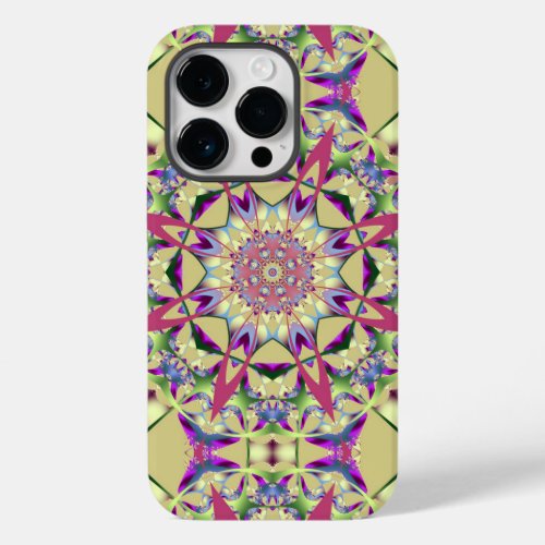 Cute Pattern Mandala Case_Mate iPhone 14 Pro Case