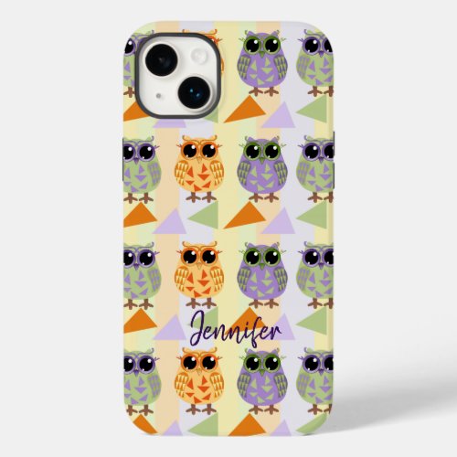 Cute Pattern Owls Case_Mate iPhone Case
