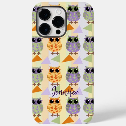 Cute Pattern Owls Case_Mate iPhone Case