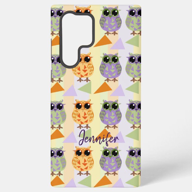 Cute Pattern Owls Case-Mate Samsung Case (Back)