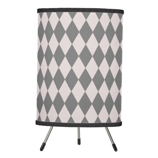 Cute pattern simple modern golden tripod lamp (Front)