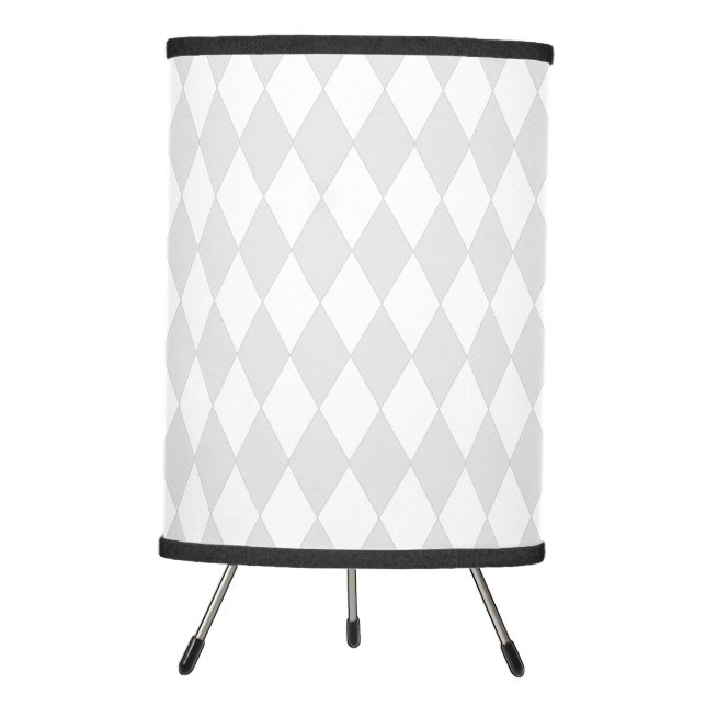 Cute pattern simple modern golden tripod lamp (Front)