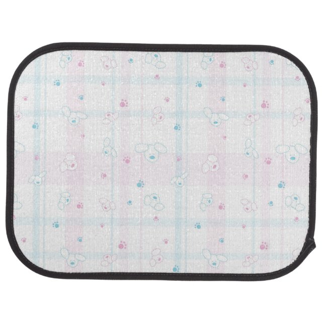 Cute pattern with dogs car mat (Rear)