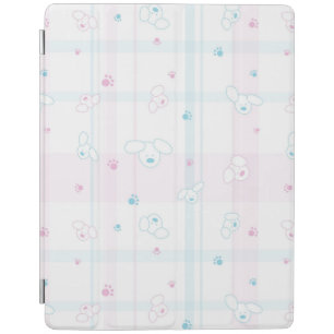 Cute pattern with dogs iPad smart cover