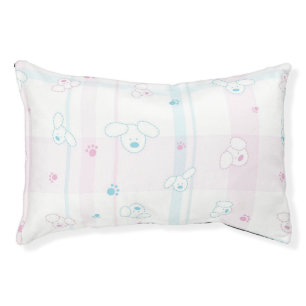 Cute pattern with dogs pet bed