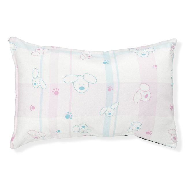 Cute pattern with dogs pet bed (Front)