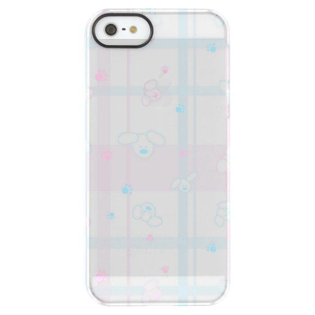 Cute pattern with dogs uncommon iPhone case (Back)