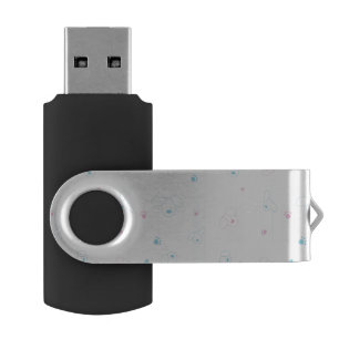 Cute pattern with dogs USB flash drive
