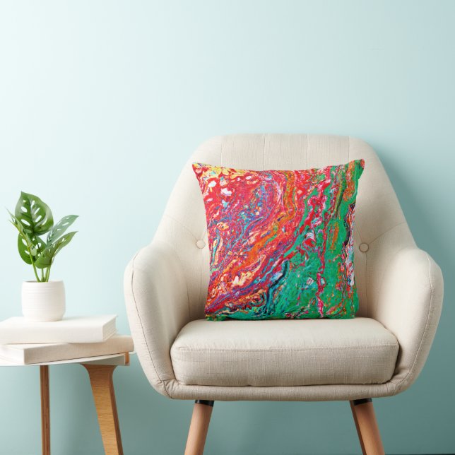 Cute Patterns Art Throw Pillow (Chair)