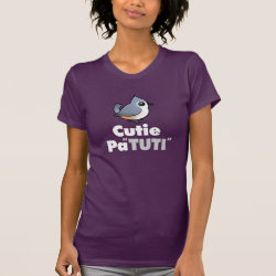 Cutie PaTUTI Tufted Titmouse Women's American Apparel Fine Jersey Short Sleeve T-Shirt