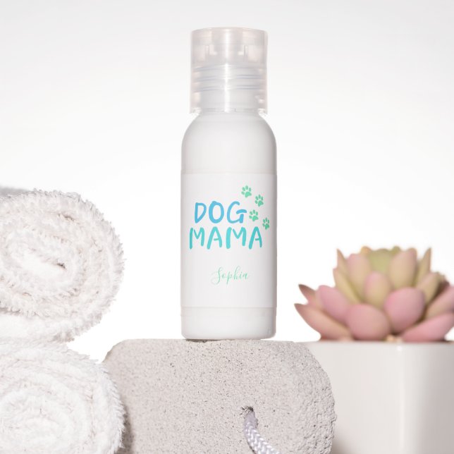 Cute Paw and Dog MAMA Typography   Hand Lotion (Insitu)