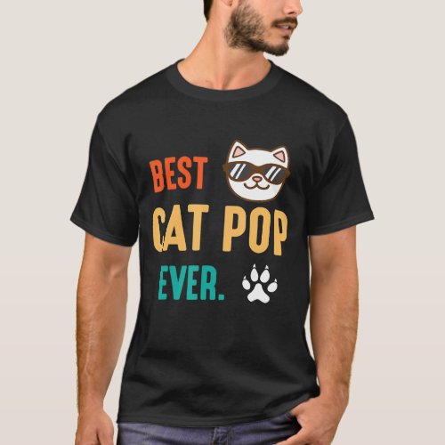 Cute Paw Face Best Cat Pop Ever Happy Day To Me Gr T_Shirt
