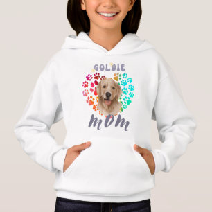 Cute paw Heart golden Dog Puppy Pet Animal party Hoodie