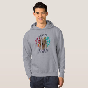 Cute paw Heart golden Dog Puppy Pet Animal party Hoodie