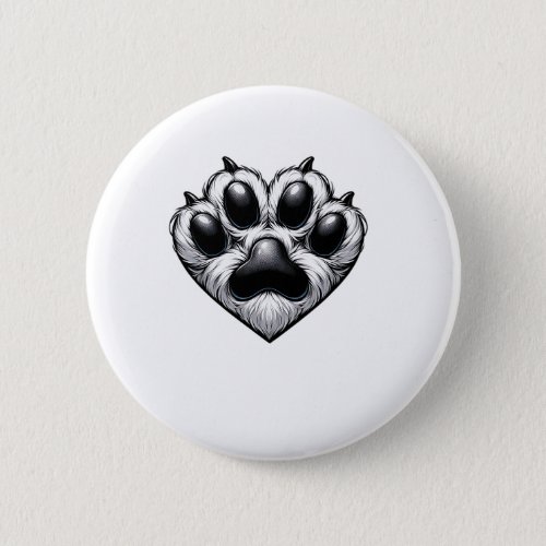 Cute Paw Print Design For Children Love Graphics_1 Button