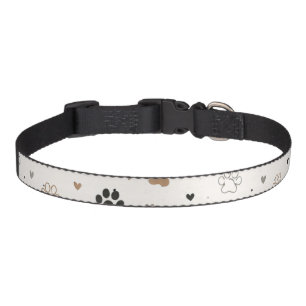 Cute Paw Print Dog Collar