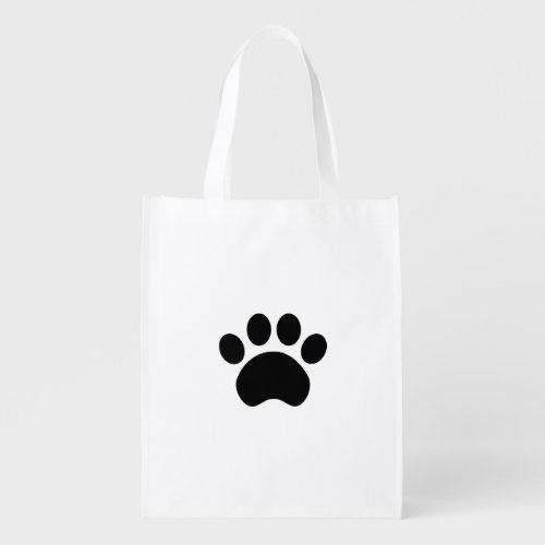 Cute Paw Print Reusable Bag