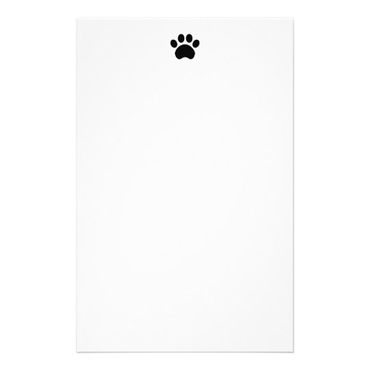 Cute Paw Print Stationery | Zazzle.com