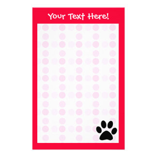 Pawprint Stationery | Zazzle