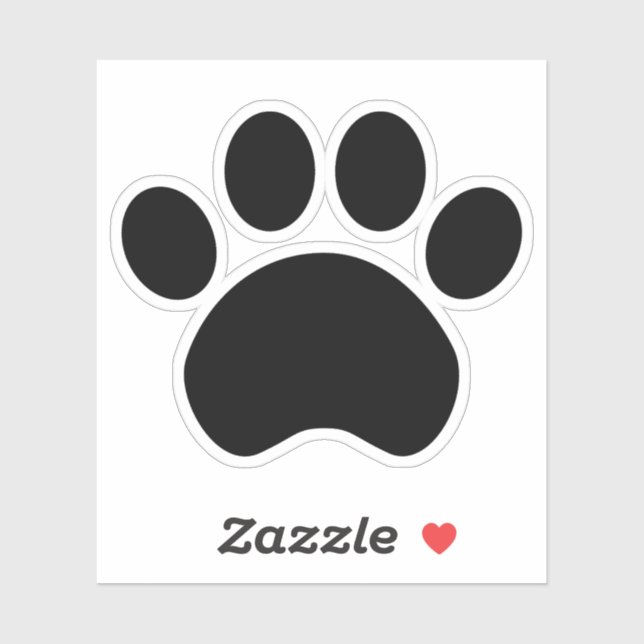 Cute Paw Print Sticker (Sheet)