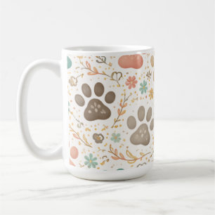Cute Paw Prints Coffee Mug