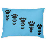 Cute Paw Prints Pet Bed at Zazzle