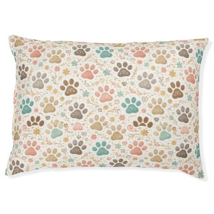Cute Paw Prints Pet Bed
