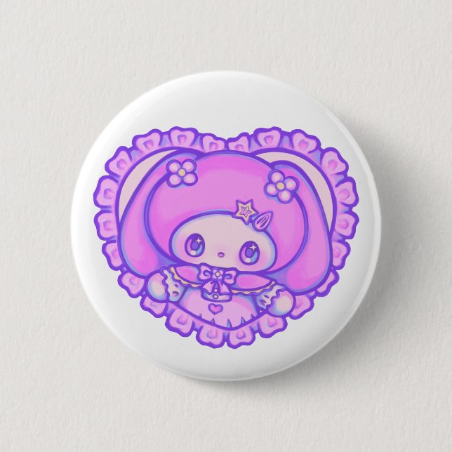 cute pea button (Front)