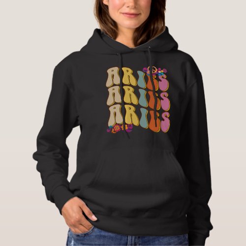 Cute Peace Aries Astrology Zodiac Sign Horoscope A Hoodie