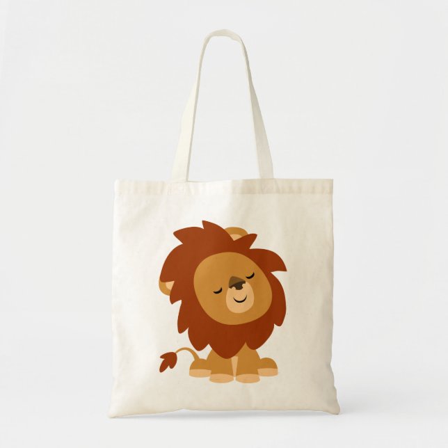 Cute Peaceful Cartoon Lion Bag (Front)