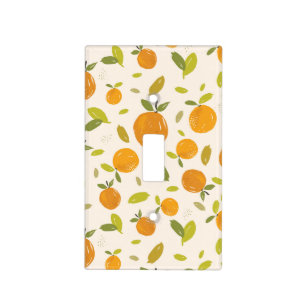 Cute Peach Fruit Pattern Light Switch Cover
