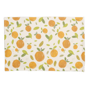 Cute Peach Fruit Pattern Pillow Case